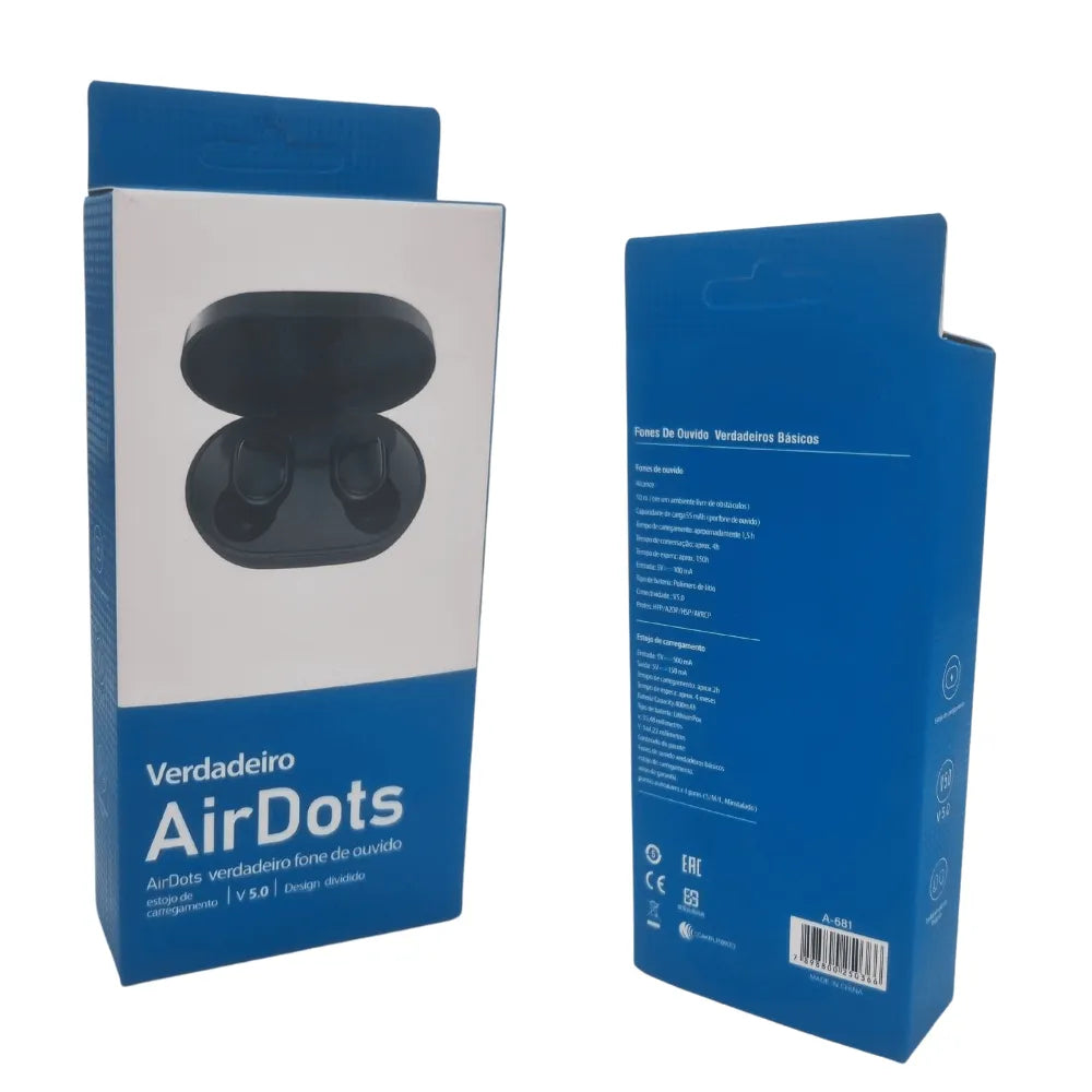 FONE DE OUVIDO BLUETOOTH 5.0 - ALTOMEX - A-681