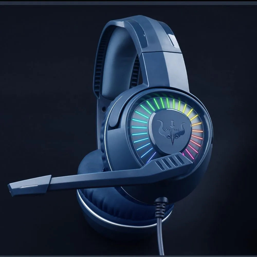 HEADSET GAMER USB / P3 COM MICROFONE LUZ RGB - OVLENG - GT-67