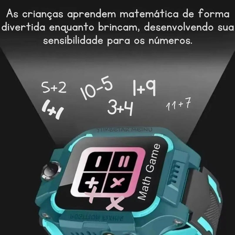 Relógio SmartWatch Infantil Com Rastreador GPS Chip e Câmera