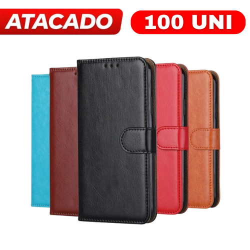 Kit Capinha Carteira 100 Unidades - Todas as mascas