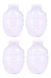 4 Garrafa Funil Para Arma Brinquedo Elétrica Airsoft De Gel