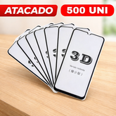 🛡️ KIT 500 películas / KIT COM 500 películas 3D Anti-Shock - Premium de alta qualidade