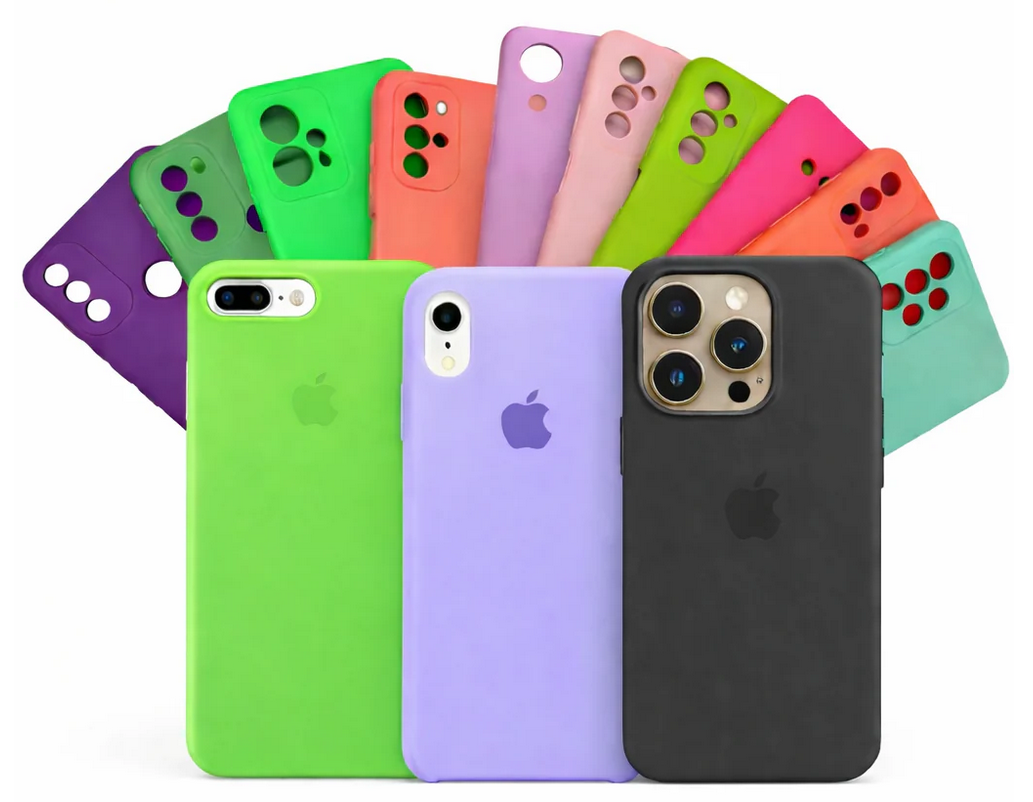 💥 KIT 100 CAPINHAS / KIT COM 100 Cases de Silicone Aveludadas - Premium de alta qualidade