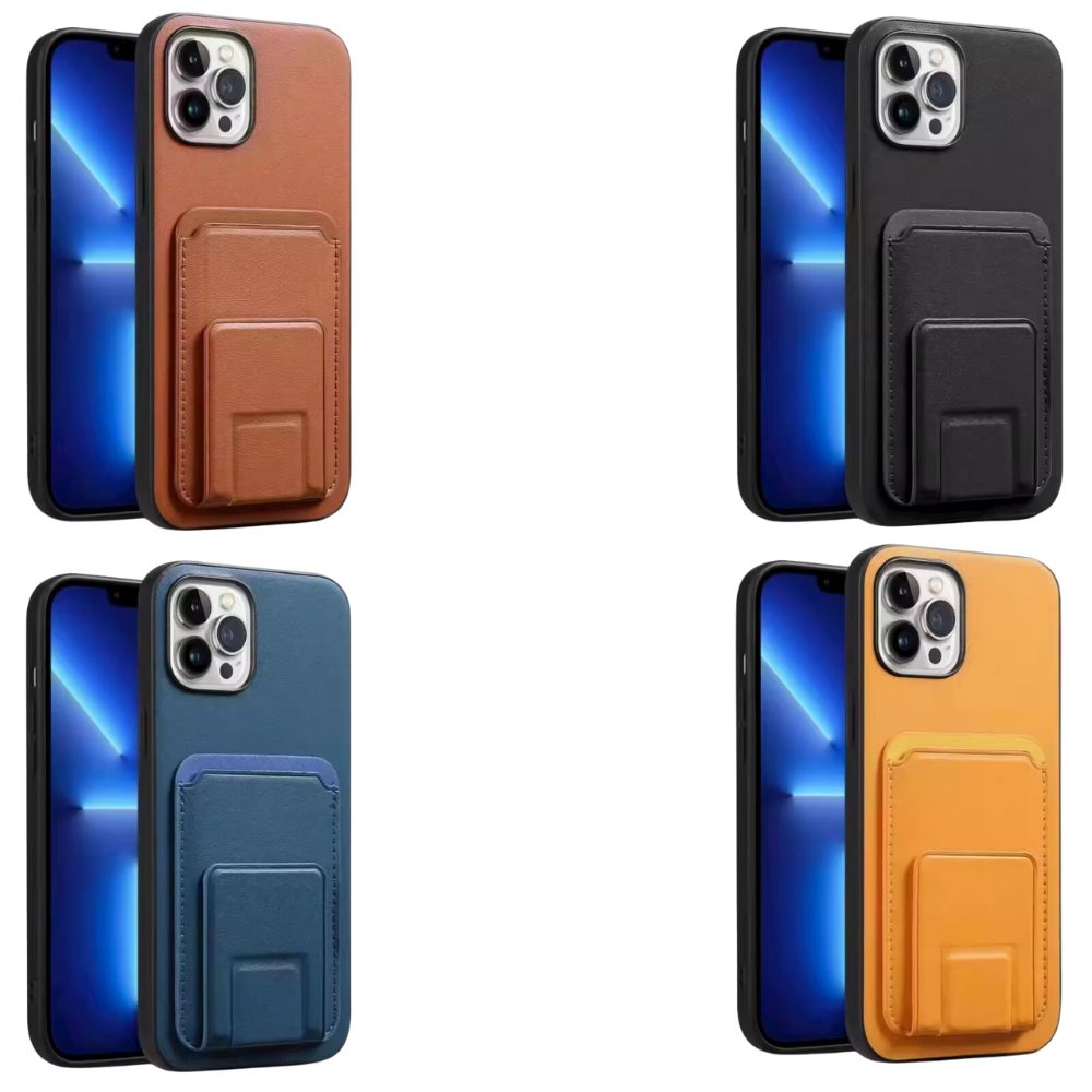 KIT 15 CAPINHAS EM COURO COM PORTA CARTÃO E SUPORTE DE MESA