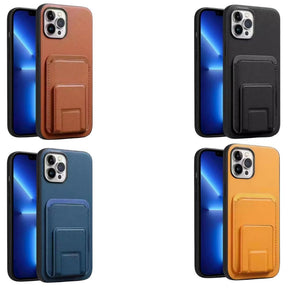 KIT 15 CAPINHAS EM COURO COM PORTA CARTÃO E SUPORTE DE MESA