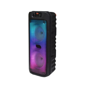 CAIXA DE SOM BLUETOOTH C/ MICROFONE 6,5"X2 LED RGB - GREATNICE - GTS-1703