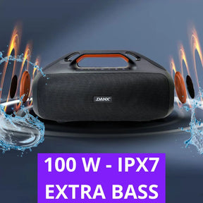 CAIXA DE SOM BLUETOOTH SOUNDS 100W IPX7 EX-BASS- DANX - DS10