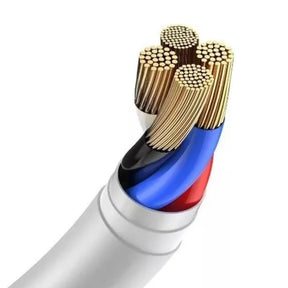 KIT C/ 2 CABOS DE DADOS 2.4A SIMPLE WISDOM USB PARA LIGHTNING 1,5M - BASEUS