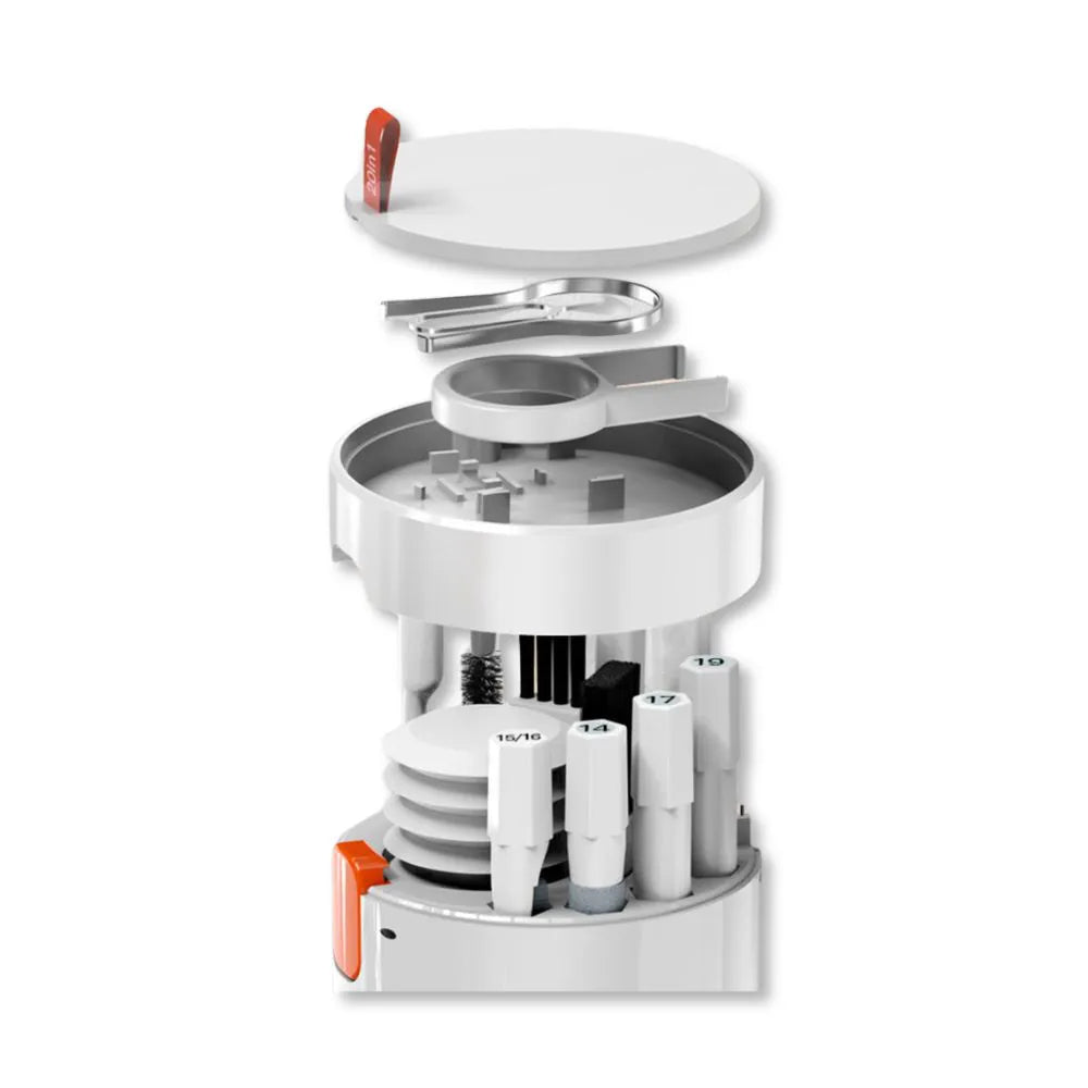 Kit de Limpeza Multifuncional p/ Teclados e Fones - Hrebos - IF-239